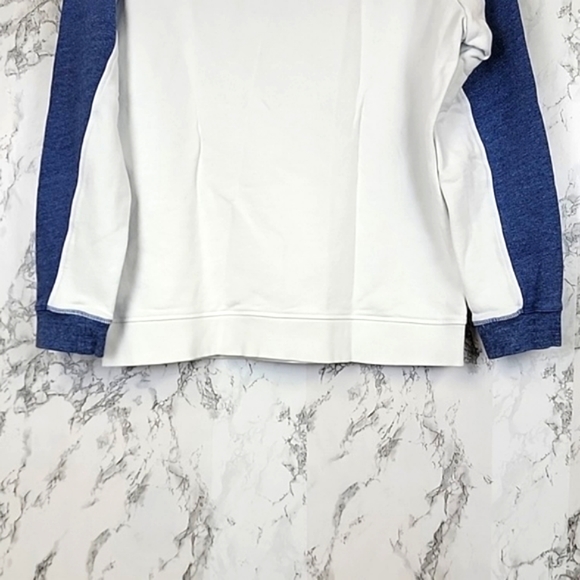 Vineyard Vines Saltwater The Shep Shirt Pullover Navy&Heather Blue White Sz M - Picture 9 of 12